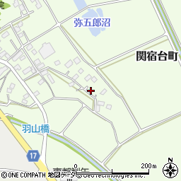 千葉県野田市関宿台町1239周辺の地図