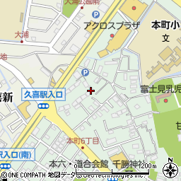 株式会社黒須建設　久喜住宅公園周辺の地図