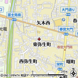 長野県諏訪郡下諏訪町12-9周辺の地図