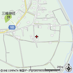 茨城県行方市山田665周辺の地図