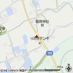 茨城県行方市手賀1454周辺の地図