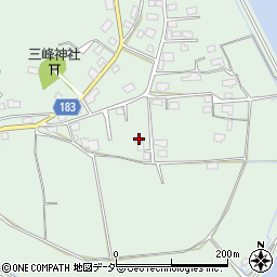 茨城県行方市山田604周辺の地図