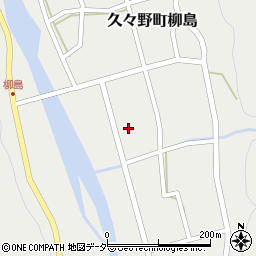 岐阜県高山市久々野町柳島228周辺の地図