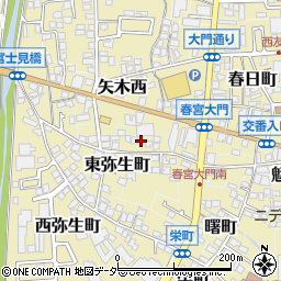 長野県諏訪郡下諏訪町12-5周辺の地図