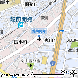 福井県福井市長本町225周辺の地図