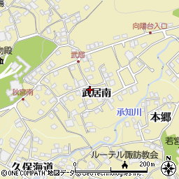 長野県諏訪郡下諏訪町5984周辺の地図