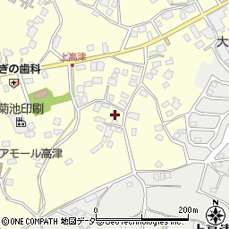 茨城県土浦市上高津830-1周辺の地図