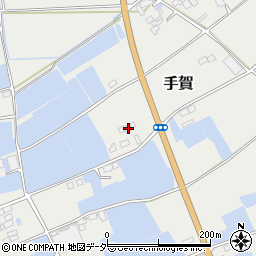 茨城県行方市手賀1183周辺の地図