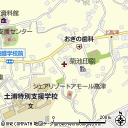 茨城県土浦市上高津937周辺の地図