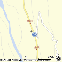 長野県松本市奈川金原2006周辺の地図