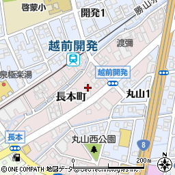 福井県福井市長本町119周辺の地図