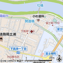 土浦ガーデンハウス周辺の地図