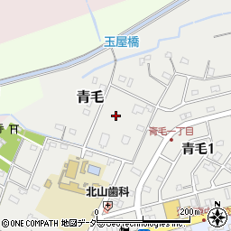 埼玉県久喜市青毛周辺の地図