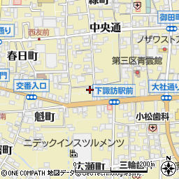 長野県諏訪郡下諏訪町279-2周辺の地図