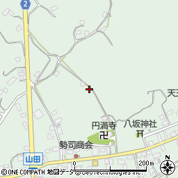 茨城県行方市山田1276周辺の地図