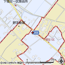 埼玉県加須市下種足83周辺の地図