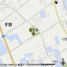 豊安寺周辺の地図