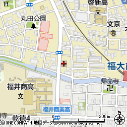 福井市日新公民館周辺の地図