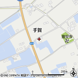 茨城県行方市手賀1285周辺の地図