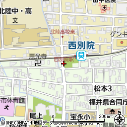 西別院駅周辺の地図