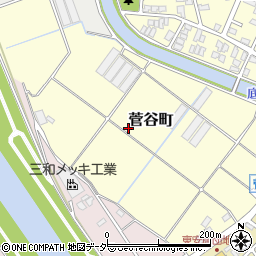福井県福井市菅谷町周辺の地図