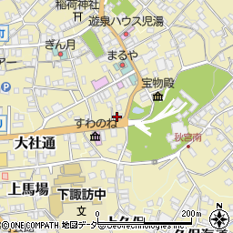長野県諏訪郡下諏訪町3572-1周辺の地図