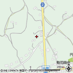 茨城県行方市山田1303周辺の地図