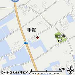 茨城県行方市手賀1281周辺の地図