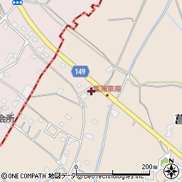 朝日バス株式会社　菖蒲営業所周辺の地図