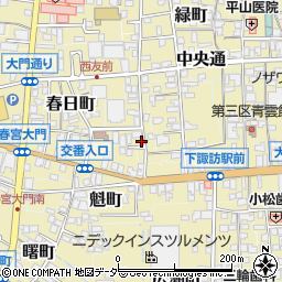 長野県諏訪郡下諏訪町中汐町237-2周辺の地図