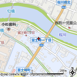 ローソン土浦富士崎店周辺の地図