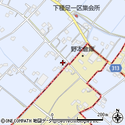 埼玉県加須市下種足529周辺の地図