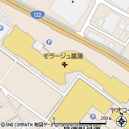 モラージュ菖蒲屋上駐車場周辺の地図