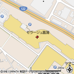 ドライグッズコンフォートモラージュ菖蒲店周辺の地図