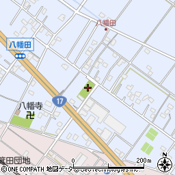 八幡田公園周辺の地図