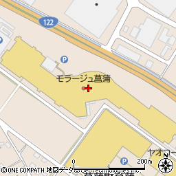 ヨークマートフードセントラル　モラージュ菖蒲店周辺の地図