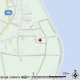 茨城県行方市山田684周辺の地図