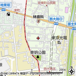 長野県諏訪郡下諏訪町社東町7周辺の地図