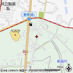 埼玉県東松山市東平2369-1周辺の地図