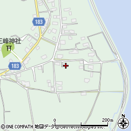 茨城県行方市山田676周辺の地図