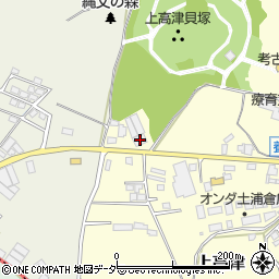 茨城県土浦市上高津1750周辺の地図