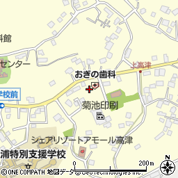 茨城県土浦市上高津916周辺の地図