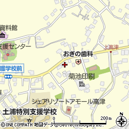 茨城県土浦市上高津920周辺の地図