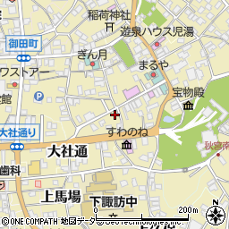長野県諏訪郡下諏訪町3543周辺の地図