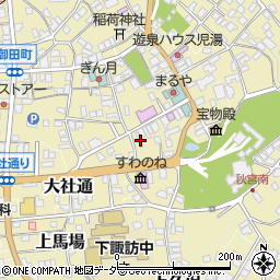 長野県諏訪郡下諏訪町3539周辺の地図