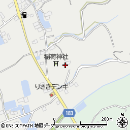 茨城県行方市手賀2195周辺の地図