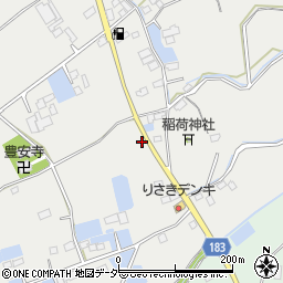 茨城県行方市手賀1443周辺の地図