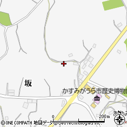 茨城県かすみがうら市坂1924周辺の地図