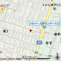 瀬山ドライクリーニング　東店周辺の地図