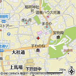 長野県諏訪郡下諏訪町3538周辺の地図